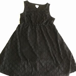 Black maternity dress